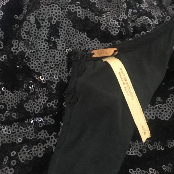 Free People Open Back Sequin Dress - Picture 4 of 4